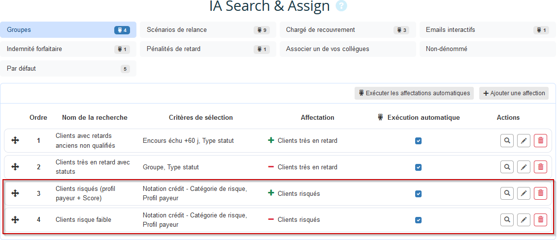 Search & Assign