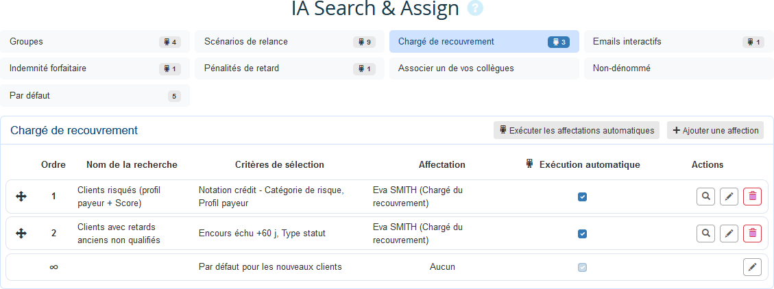 Search & Assign