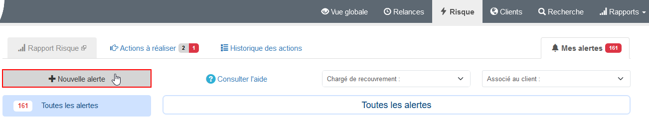 Alerte assurance crédit