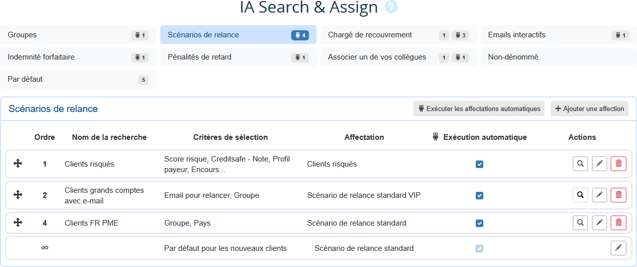 IA Search and Assign