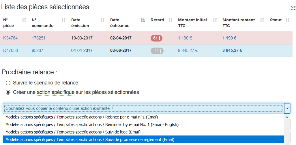 Modèles documents